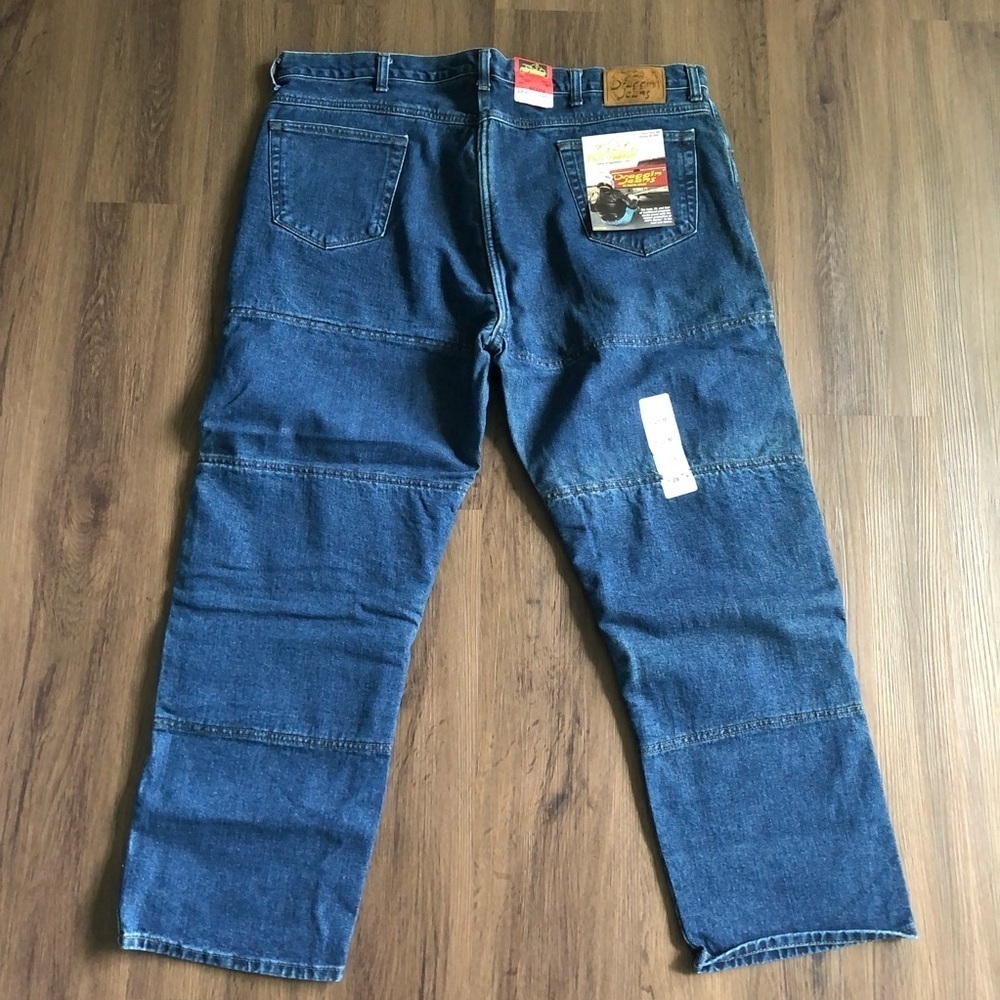 DRAGGIN JEANS Kevlar Lined 28 Motorcycle Pants Fast Company Vintage NWT Denim